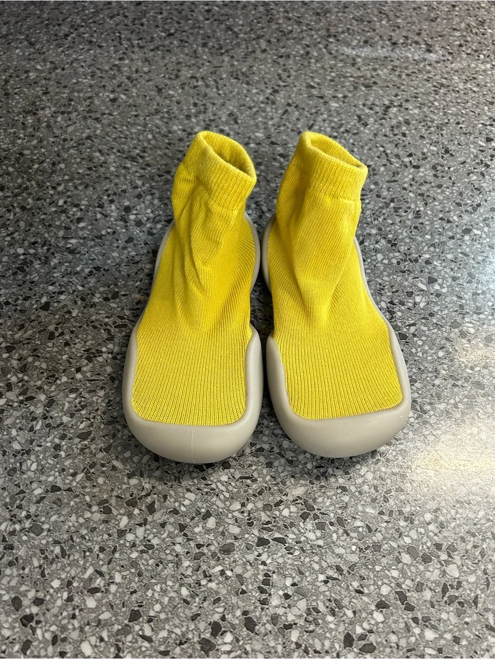 Kids Yellow Slip-On Sock Water Shoes
